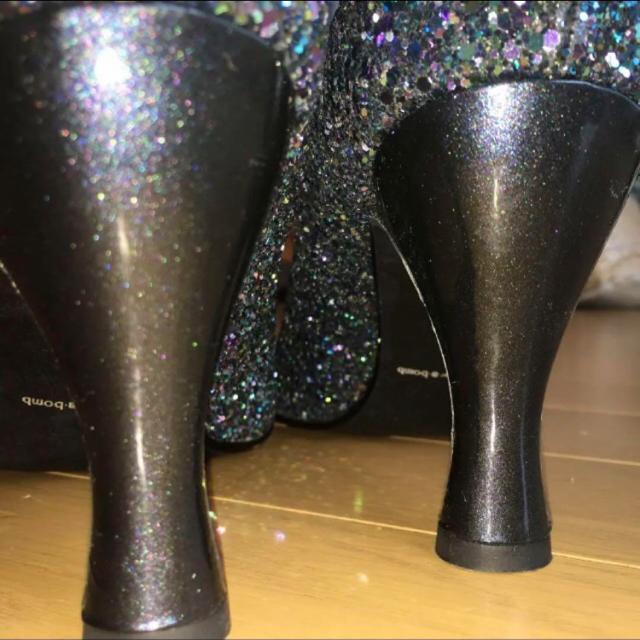 mosaique par a・bomb パンプス グリッター 23cm 日本製 < 女性ファッション mosaique par a・bomb パンプス グリッター 23cm 日本製 < 女性ファッションの