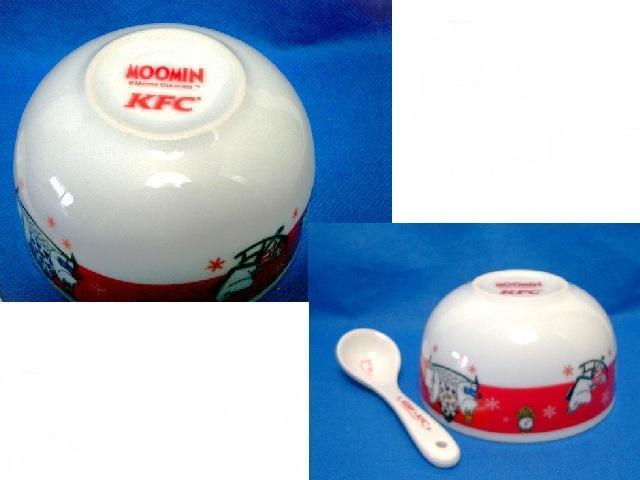 ◎未使用★KFC ムーミン ボウル・スプーンセット/磁器製 < アニメ/コミック/キャラクター  ◎未使用★KFC ムーミン ボウル・スプーンセット/磁器製 < アニメ/コミック/キャラクターの