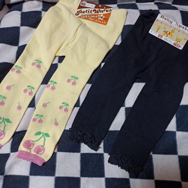 新品★ベビー★サイズ95★スパッツ2点セット < キッズ/ベビー  新品★ベビー★サイズ95★スパッツ2点セット  < キッズ/ベビーの