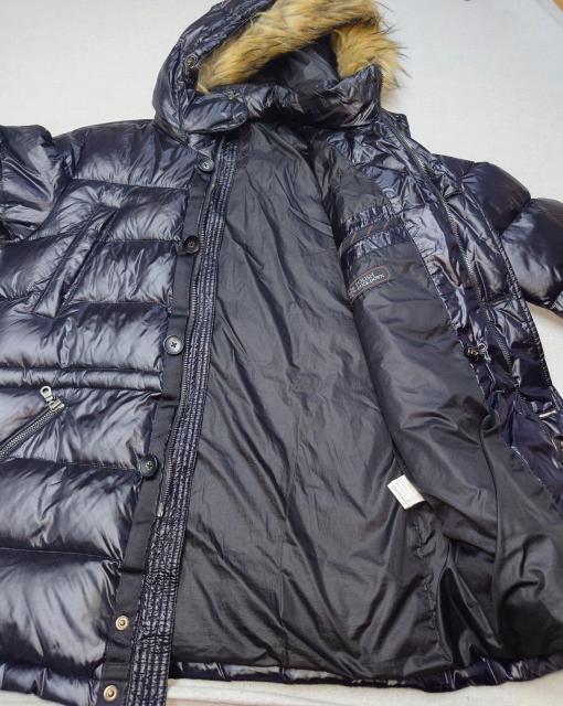 美品★ダウンジャケット★NAVY PREMIUM★メンズコート★レディースジャケット★フード付き★ファー付き★可愛い★送料無料 < 男性ファッション  美品★ダウンジャケット★NAVY PREMIUM★メンズコート★レディースジャケット★フード付き★ファー付き★可愛い★送料無料 < 男性ファッションの