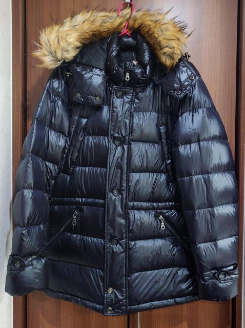 美品★ダウンジャケット★NAVY PREMIUM★メンズコート★レディースジャケット★フード付き★ファー付き★可愛い★送料無料 < 男性ファッション  美品★ダウンジャケット★NAVY PREMIUM★メンズコート★レディースジャケット★フード付き★ファー付き★可愛い★送料無料 < 男性ファッションの