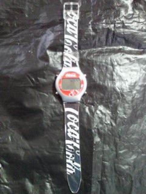 コカ・コーラ コカコーラ カウントダウン ウオッチ デジタル 腕時計 スケルトン 電池式 箱付 < 男性アクセサリー/時計  コカ・コーラ コカコーラ カウントダウン ウオッチ デジタル 腕時計 スケルトン 電池式 箱付 < 男性アクセサリー/時計の