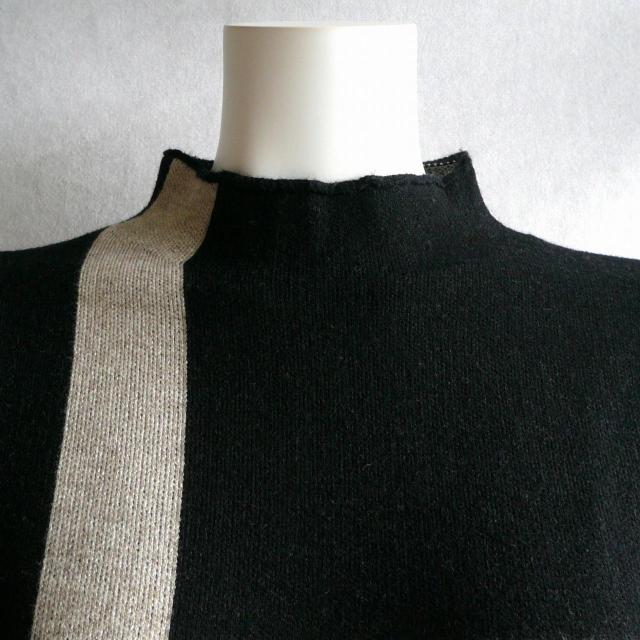 新品 a008 ML 英国調 チェック ニット チュニック ワンピース 黒系 秋 冬 レディース ボトルネック 上質 上品 < 女性ファッション 新品 a008 ML 英国調 チェック ニット チュニック ワンピース 黒系 秋 冬 レディース ボトルネック 上質 上品 < 女性ファッションの