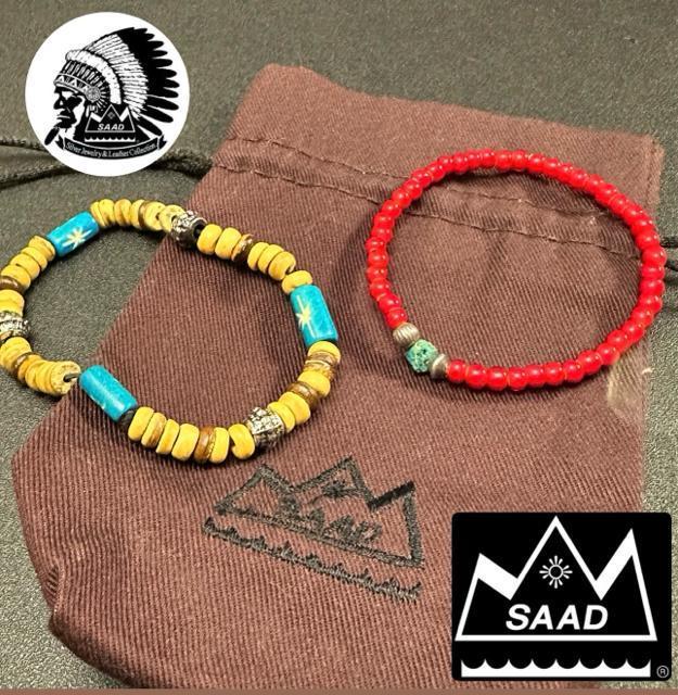 【SAAD】ホワイトハーツ/ウッド ゴムブレスレット 2点セット < 男性アクセサリー/時計 【SAAD】ホワイトハーツ/ウッド ゴムブレスレット 2点セット < 男性アクセサリー/時計の