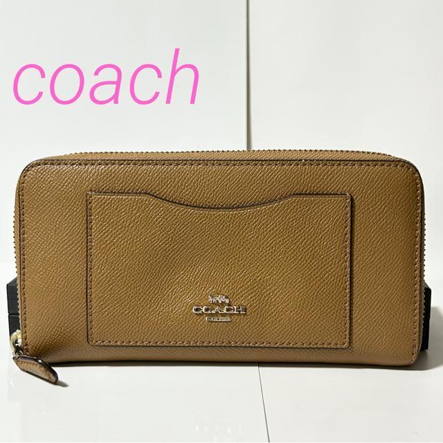 COACH �R�[�` ���E���h�t�@�X�i�[�����z �����O�E�H���b�g F54007 ���U�[ ���f�B�[�X �u���E��  �� �u�����h�� 