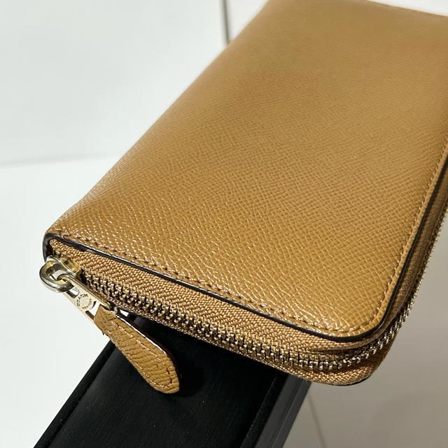 COACH �R�[�` ���E���h�t�@�X�i�[�����z �����O�E�H���b�g F54007 ���U�[ ���f�B�[�X �u���E�� �� �u�����h�� 