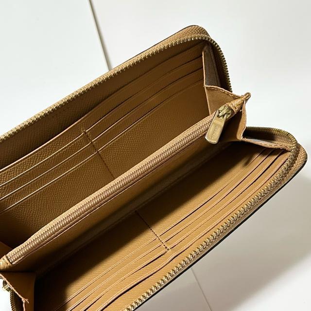 COACH �R�[�` ���E���h�t�@�X�i�[�����z �����O�E�H���b�g F54007 ���U�[ ���f�B�[�X �u���E�� �� �u�����h�� 