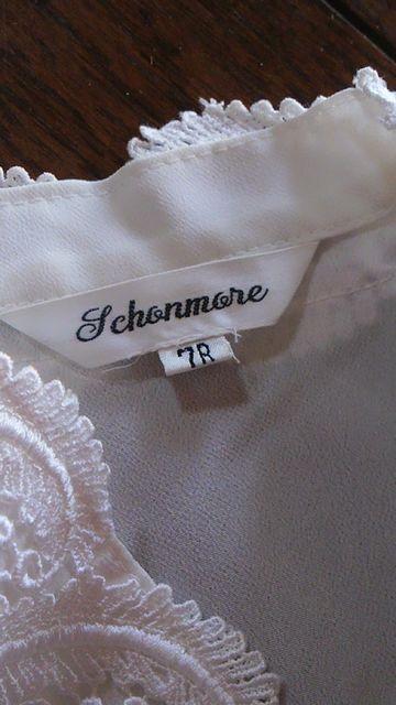 【美品】専門店◆ホワイトシフォン&レース◆上質ブラウス < 女性ファッション  【美品】専門店◆ホワイトシフォン&レース◆上質ブラウス < 女性ファッションの