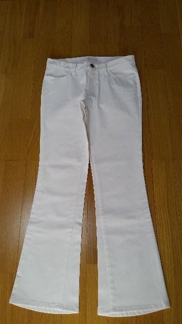 新品 ラストシーン 白パンツ きれいめパンツ M < ブランド  新品 ラストシーン 白パンツ きれいめパンツ M  < ブランドの