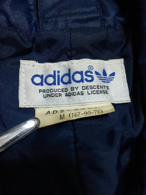80s デサント製 adidas 中綿入り ライダース ジャケットサイズ表記M < ブランド  80s デサント製 adidas 中綿入り ライダース ジャケットサイズ表記M < ブランドの