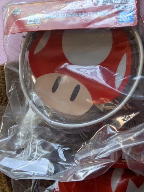 スーパーマリオ一番くじ☆E賞なりきりクリアポーチB個セット < アニメ/コミック/キャラクター  スーパーマリオ一番くじ☆E賞なりきりクリアポーチB個セット < アニメ/コミック/キャラクターの