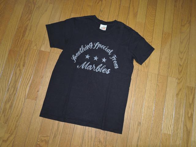 MARBLES �}�[�u���Y T�V���c M �� �� �X�^�[ ���S LOGO �J�b�g�\�[ �� �u�����h�� 