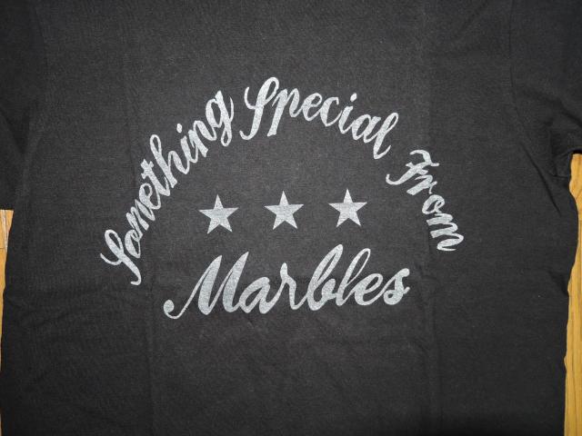 MARBLES �}�[�u���Y T�V���c M �� �� �X�^�[ ���S LOGO �J�b�g�\�[ �� �u�����h�� 