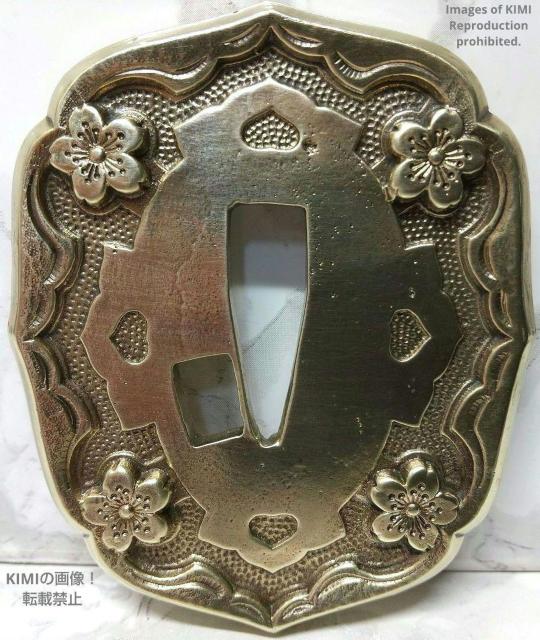 九八式軍刀の鍔 真鍮製 桜 九八式軍刀 K48 Gunto Tsuba 軍装美術 98式軍刀 旧日本軍 Type 98 milit < インテリア/ライフ  九八式軍刀の鍔 真鍮製 桜 九八式軍刀 K48 Gunto Tsuba 軍装美術 98式軍刀 旧日本軍 Type 98 milit < インテリア/ライフの