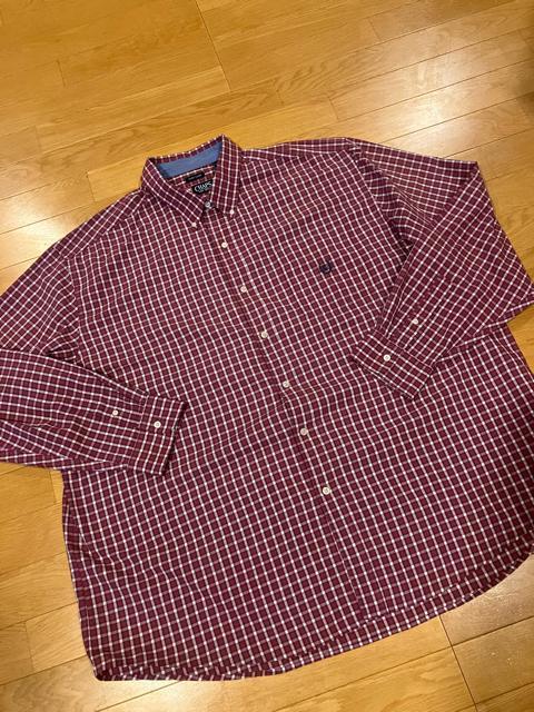 CHAPS ラルフローレン チェック長袖シャツ 超大きいsize3XB B10 < ブランド  CHAPS ラルフローレン チェック長袖シャツ 超大きいsize3XB B10  < ブランドの