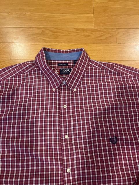 CHAPS ラルフローレン チェック長袖シャツ 超大きいsize3XB B10 < ブランド  CHAPS ラルフローレン チェック長袖シャツ 超大きいsize3XB B10 < ブランドの