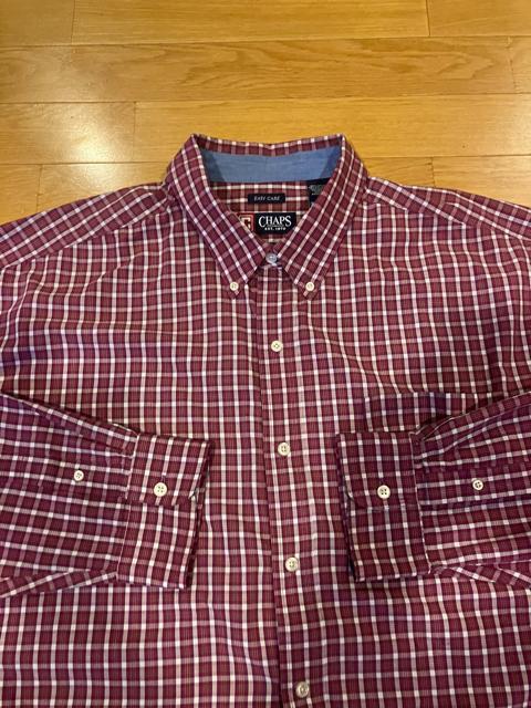 CHAPS ラルフローレン チェック長袖シャツ 超大きいsize3XB B10 < ブランド  CHAPS ラルフローレン チェック長袖シャツ 超大きいsize3XB B10 < ブランドの
