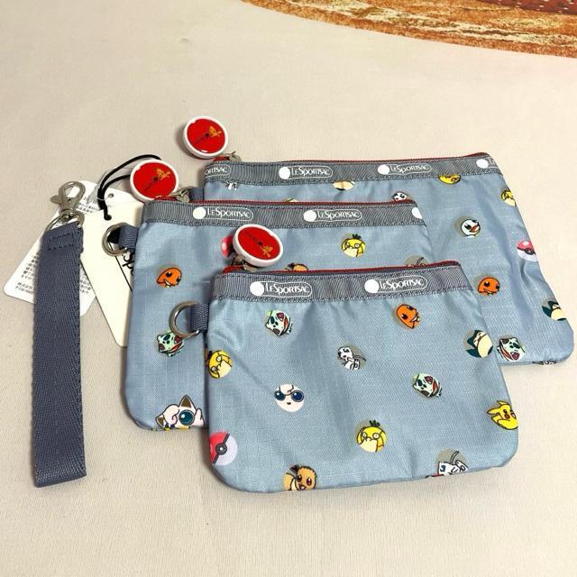 ★新品★LeSportsac レスポートサック ポケモン ピカチュウ 3連ポーチ コスメポーチ 3455 セット 送料無料 < 女性ファッション  ★新品★LeSportsac レスポートサック ポケモン ピカチュウ 3連ポーチ コスメポーチ 3455 セット 送料無料 < 女性ファッションの