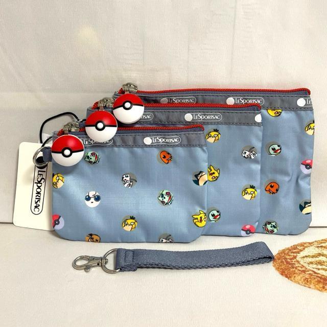 ★新品★LeSportsac レスポートサック ポケモン ピカチュウ 3連ポーチ コスメポーチ 3455 セット 送料無料 < 女性ファッション  ★新品★LeSportsac レスポートサック ポケモン ピカチュウ 3連ポーチ コスメポーチ 3455 セット 送料無料 < 女性ファッションの