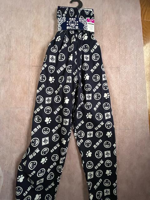 LLサイズ!高貴紳士的!商標登録!黒柴印 和んこ堂!後ポケット付き!前閉じ!ひざ下丈!ステテコ!濃紺系色合い!大きいサイズ! < 男性ファッション  LLサイズ!高貴紳士的!商標登録!黒柴印 和んこ堂!後ポケット付き!前閉じ!ひざ下丈!ステテコ!濃紺系色合い!大きいサイズ! < 男性ファッションの