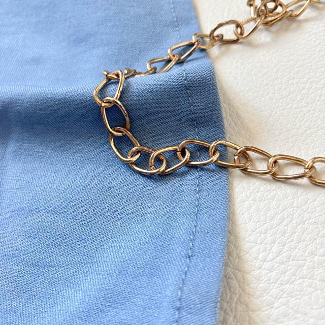 ◆新品◆デニム風マキシ丈キャミワンピース◆ライトブルー◆ストレッチ素材◆大きめL < 女性ファッション  ◆新品◆デニム風マキシ丈キャミワンピース◆ライトブルー◆ストレッチ素材◆大きめL < 女性ファッションの