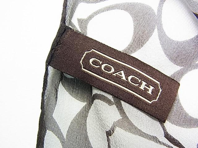 500円スタ★正規品 美品 COACH コーチ シルク100% CC柄 シグネチャー スカーフ ブラック グレー モノトーン < ブランド 500円スタ★正規品 美品 COACH コーチ シルク100% CC柄 シグネチャー スカーフ ブラック グレー モノトーン < ブランドの