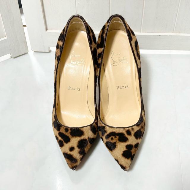 極美品 Christian Louboutin レオパード パンプス 36.5 < ブランド 極美品 Christian Louboutin レオパード パンプス 36.5 < ブランドの