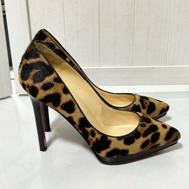 極美品 Christian Louboutin レオパード パンプス 36.5 < ブランド 極美品 Christian Louboutin レオパード パンプス 36.5 < ブランドの