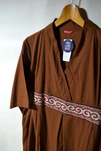 新品 チャイハネ モントアワンピース ブラウン フリーサイズ レディース ロング丈 マキシ丈 タイ製 アジアン エスニック 未使用 < ブランド 新品 チャイハネ モントアワンピース ブラウン フリーサイズ レディース ロング丈 マキシ丈 タイ製 アジアン エスニック 未使用 < ブランドの