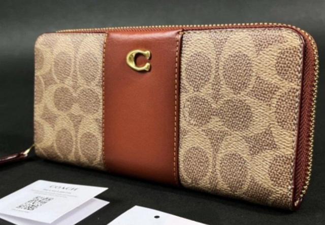 新品COACH アコーディオン ジップ ウォレット カラーブロック シグネチャー キャンバス 長財布 < ブランド 新品COACH アコーディオン ジップ ウォレット カラーブロック シグネチャー キャンバス 長財布 < ブランドの