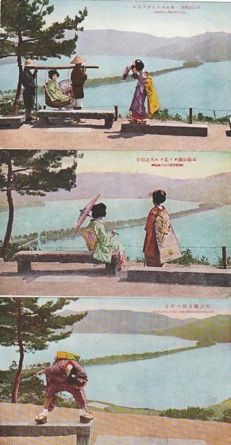 天橋立 当時の絵はがき 3種【E-26】 < ホビー 天橋立 当時の絵はがき 3種【E-26】 < ホビーの