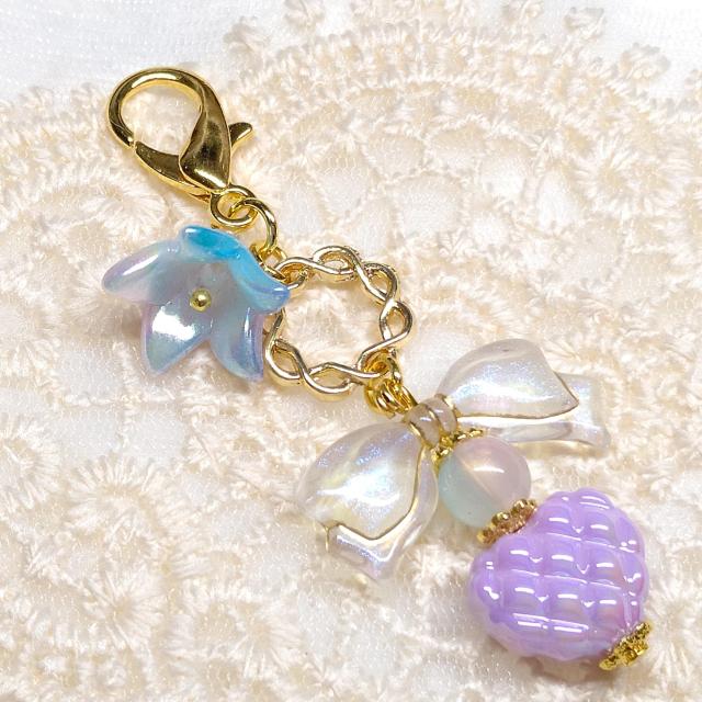 ハンドメイド☆少し大きめカニカン☆ビーズチャーム < 女性ファッション ハンドメイド☆少し大きめカニカン☆ビーズチャーム < 女性ファッションの