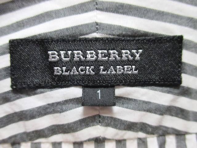☆バーバリーブラックレーベル ストライプ 長袖シャツ/メンズ/1(S) < ブランド ☆バーバリーブラックレーベル ストライプ 長袖シャツ/メンズ/1(S) < ブランドの