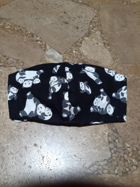 ハンドメイド・マスクカバー・パンダ柄 < 女性ファッション  ハンドメイド・マスクカバー・パンダ柄  < 女性ファッションの