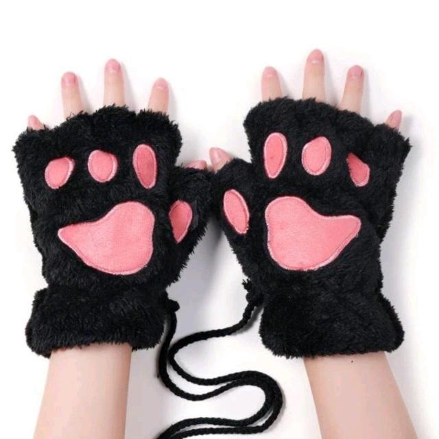 新品★にゃんこ肉球指出し手袋/ブラック < 女性ファッション  新品★にゃんこ肉球指出し手袋/ブラック  < 女性ファッションの