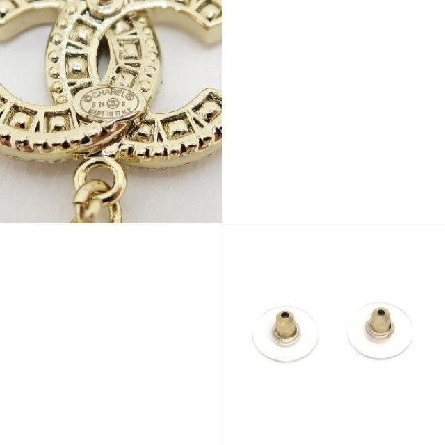 ◆ 本物 新品同様 ◆ CHANEL シャネル 希少 ココマーク ピアス ゴールド ラインストーン パール 箱 人気 A86506 < ブランド  ◆ 本物 新品同様 ◆ CHANEL シャネル 希少 ココマーク ピアス ゴールド ラインストーン パール 箱 人気 A86506 < ブランドの