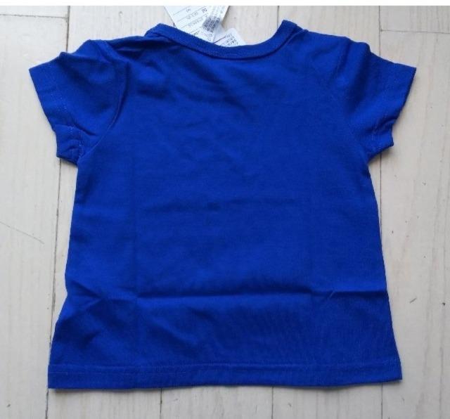 90★whole casual★ロイヤルブルー半袖Tシャツ★新品★送料無料 < キッズ/ベビー  90★whole casual★ロイヤルブルー半袖Tシャツ★新品★送料無料 < キッズ/ベビーの