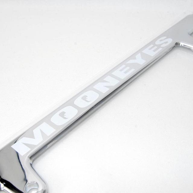 匿名配送 New Std. MOONEYES ライセンスフレーム クローム プレート ナンバーフレーム プレート スタンダード < 自動車/バイク 匿名配送 New Std. MOONEYES ライセンスフレーム クローム プレート ナンバーフレーム プレート スタンダード < 自動車/バイク