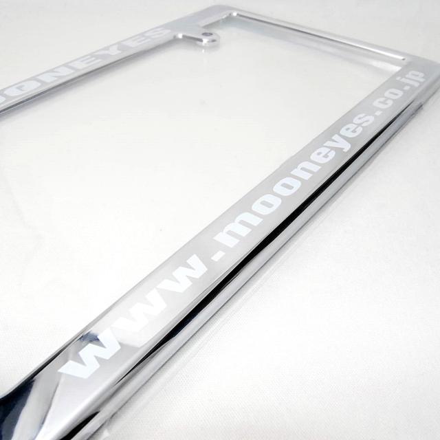 匿名配送 New Std. MOONEYES ライセンスフレーム クローム プレート ナンバーフレーム プレート スタンダード < 自動車/バイク 匿名配送 New Std. MOONEYES ライセンスフレーム クローム プレート ナンバーフレーム プレート スタンダード < 自動車/バイク