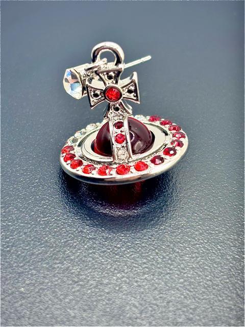 Vivienne Westwood タイニーオーブ ピアス レッド < ブランド  Vivienne Westwood タイニーオーブ ピアス レッド < ブランドの