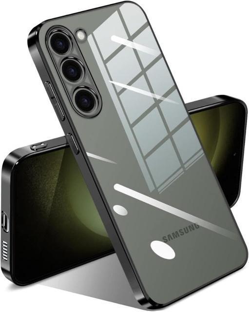 Galaxy S23 Plus ケース クリア 耐衝撃 透明 ブラック < 家電/AV Galaxy S23 Plus ケース クリア 耐衝撃 透明 ブラック < 家電/AVの