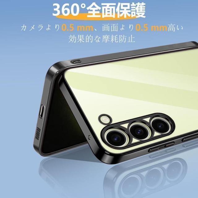 Galaxy S23 Plus ケース クリア 耐衝撃 透明 ブラック < 家電/AV Galaxy S23 Plus ケース クリア 耐衝撃 透明 ブラック < 家電/AVの