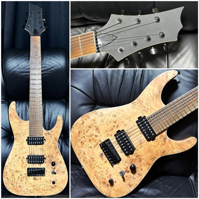 7弦 ギター 木目 ストラト 音出し確認済 メタル ラウド ロック Djent ドロップ ダウンチューニング GUITAR 格安 < ホビー 7弦 ギター 木目 ストラト 音出し確認済 メタル ラウド ロック Djent ドロップ ダウンチューニング GUITAR 格安 < ホビーの