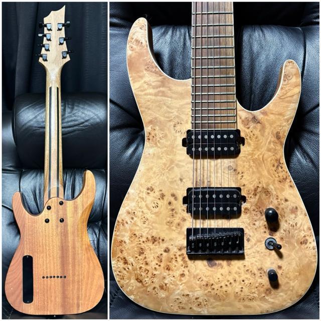 7弦 ギター 木目 ストラト 音出し確認済 メタル ラウド ロック Djent ドロップ ダウンチューニング GUITAR 格安 < ホビー 7弦 ギター 木目 ストラト 音出し確認済 メタル ラウド ロック Djent ドロップ ダウンチューニング GUITAR 格安 < ホビーの