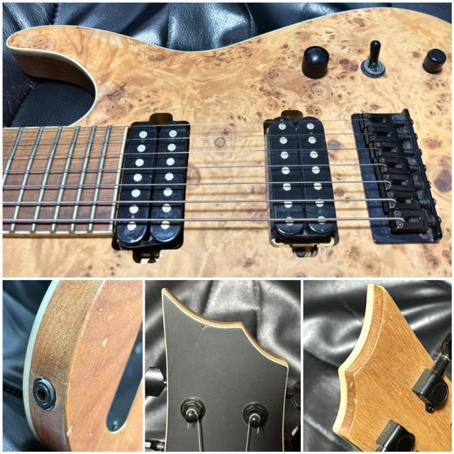 7弦 ギター 木目 ストラト 音出し確認済 メタル ラウド ロック Djent ドロップ ダウンチューニング GUITAR 格安 < ホビー 7弦 ギター 木目 ストラト 音出し確認済 メタル ラウド ロック Djent ドロップ ダウンチューニング GUITAR 格安 < ホビーの