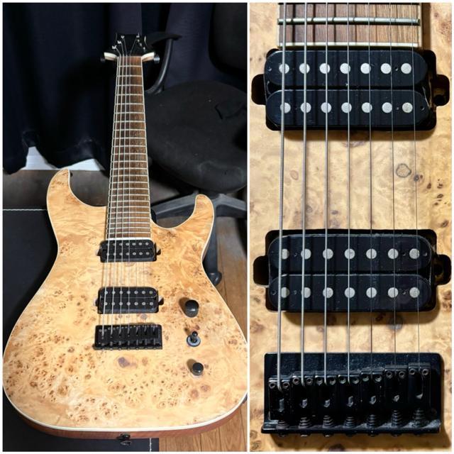 7弦 ギター 木目 ストラト 音出し確認済 メタル ラウド ロック Djent ドロップ ダウンチューニング GUITAR 格安 < ホビー 7弦 ギター 木目 ストラト 音出し確認済 メタル ラウド ロック Djent ドロップ ダウンチューニング GUITAR 格安 < ホビーの