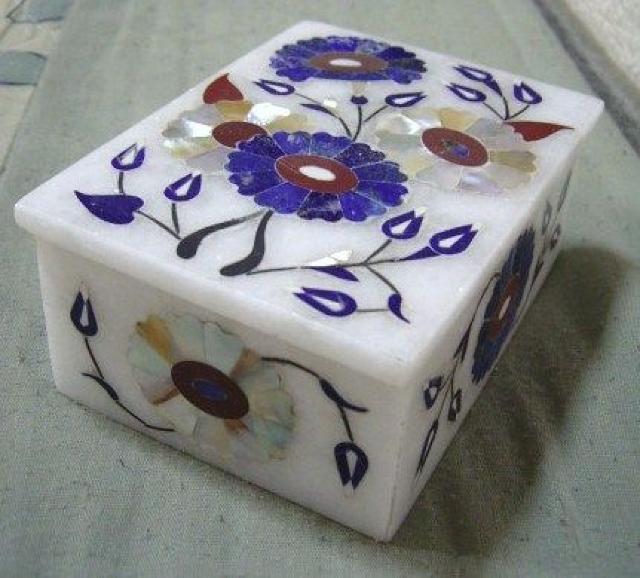 ☆即決☆大理石*天然石装飾の小物入れ*2 < インテリア/ライフ ☆即決☆大理石*天然石装飾の小物入れ*2 < インテリア/ライフの