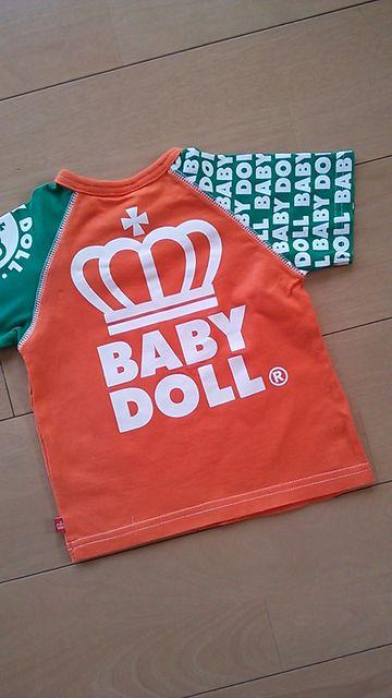中古ラグランTシャツ80オレンジ★ベビドBABYDOLLベビードール < ブランド 中古ラグランTシャツ80オレンジ★ベビドBABYDOLLベビードール < ブランドの
