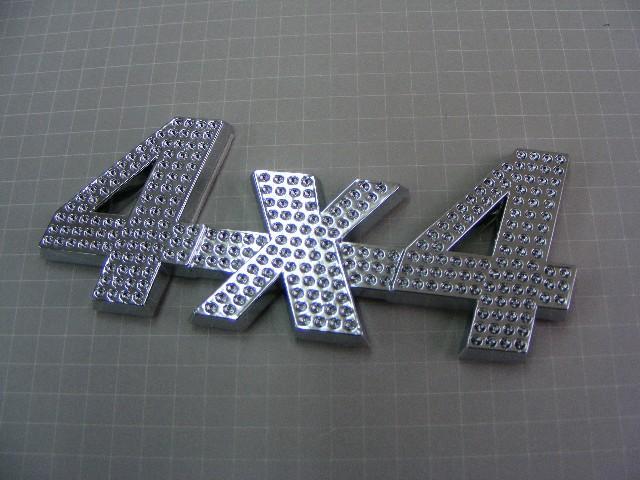 ● 4×4 LUXURT CRYSTAL TYPE EMBLEM エンブレム ● < 自動車/バイク ● 4×4 LUXURT CRYSTAL TYPE EMBLEM エンブレム ● < 自動車/バイク