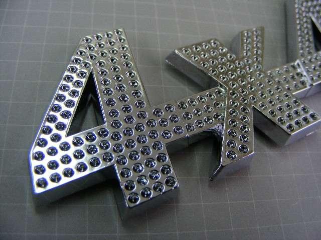 ● 4×4 LUXURT CRYSTAL TYPE EMBLEM エンブレム ● < 自動車/バイク ● 4×4 LUXURT CRYSTAL TYPE EMBLEM エンブレム ● < 自動車/バイク